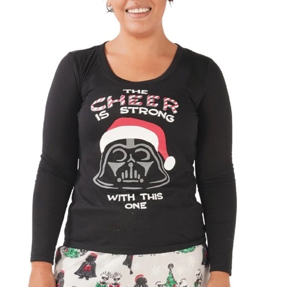 Star Wars Other - Munki Munki Womens Star Wars Holiday Traditions Family Pajama Top Size M